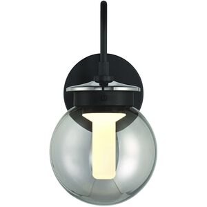 Caswell 1 Light 11 inch Black Outdoor Wall Lantern