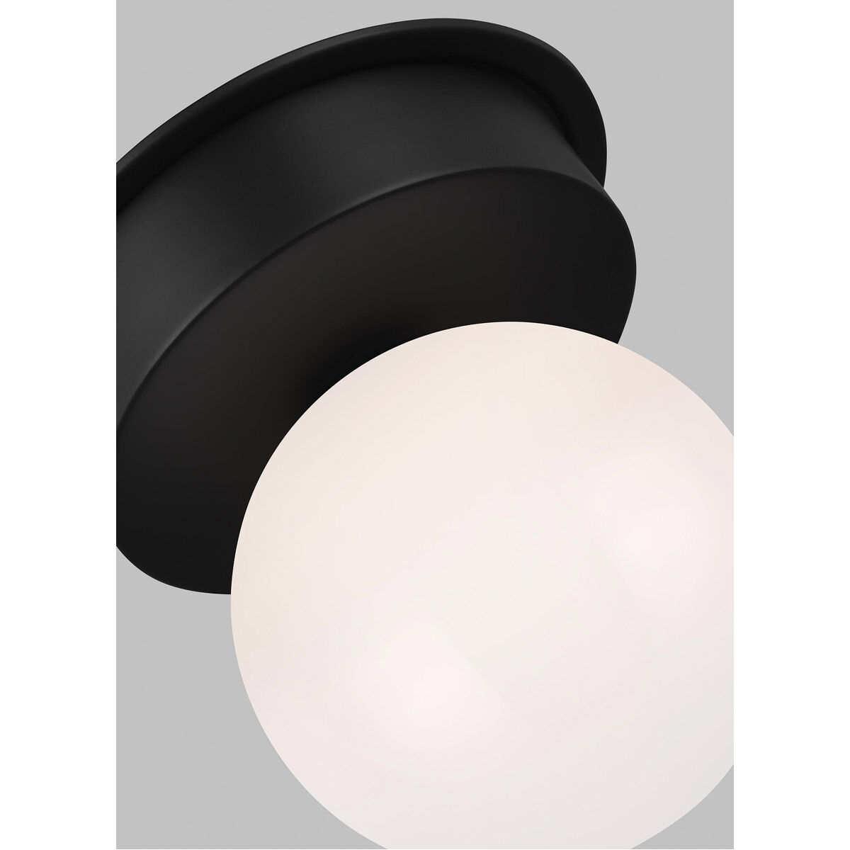 Kelly by Kelly Wearstler Nodes 1 Light 17.5 inch Midnight Black Flush Mount Ceiling Light