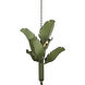 Banana Leaf 6 Light 25 inch Natural Green Chandelier Ceiling Light