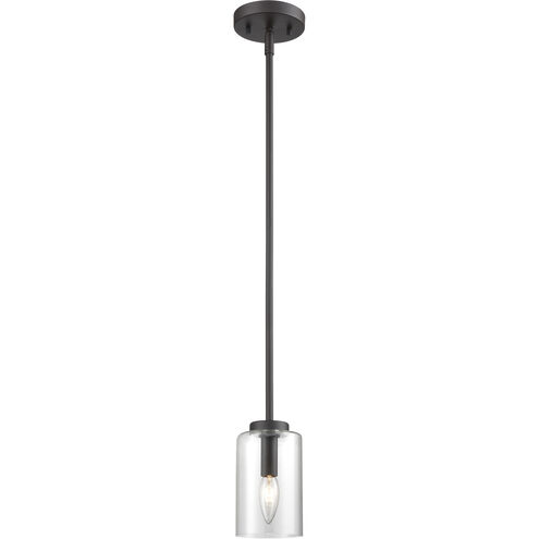 West End 1 Light 5 inch Oil Rubbed Bronze Mini Pendant Ceiling Light