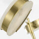 Kelly Wearstler Melange LED 48 inch Antique-Burnished Brass Multi-Positional Chandelier Ceiling Light