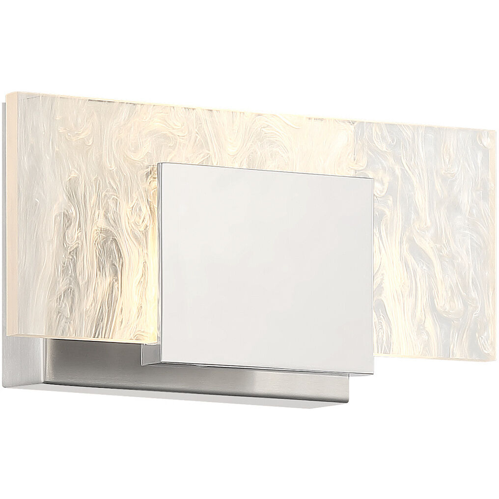 Kasha LED 8.5 inch Chrome Vanity Light Wall Light