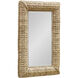 Twisted Seagrass 36 X 24 inch Natural Seagrass Mirror