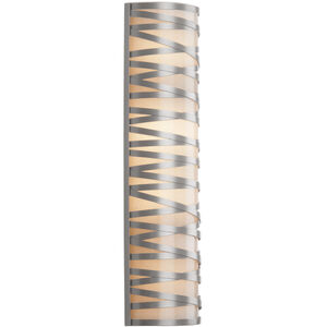 Tempest 4 Light 7.5 inch Beige Silver Cover Sconce Wall Light in Metallic Beige Silver, Frosted