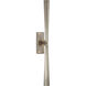 Thomas O'Brien Galahad LED 3 inch Antique Nickel Linear Sconce Wall Light