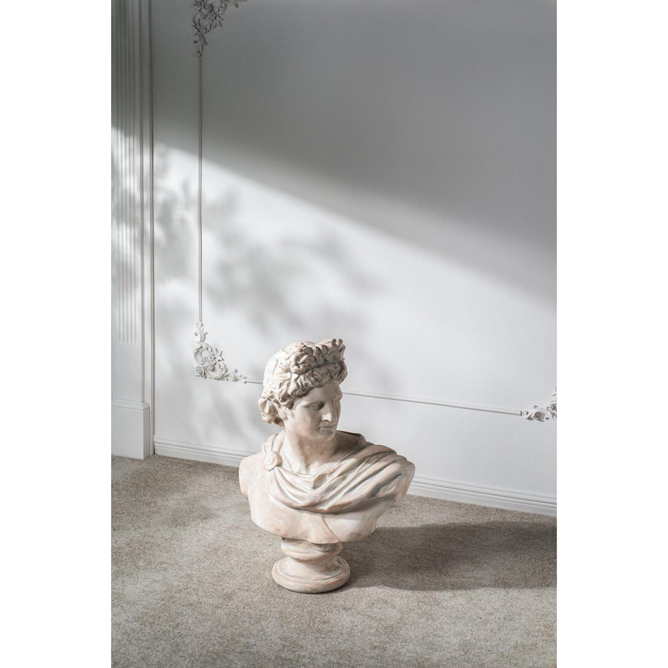 Placidia White Wash Statue