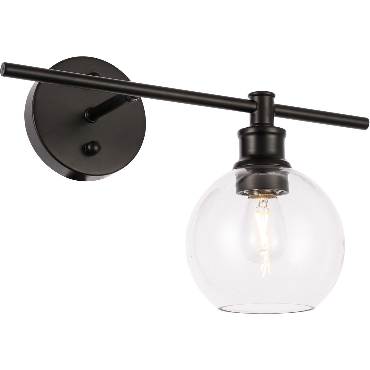 Collier 1 Light 14.7 inch Black Wall sconce Wall Light, Right
