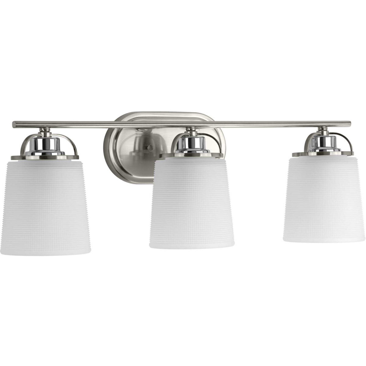 Leopolda 3 Light 23.25 inch Brushed Nickel Bath Vanity Wall Light, Design Series