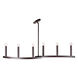 Signature 6 Light 41.5 inch Antique Bronze Island Pendant Ceiling Light