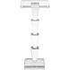 Tiana 24 X 10 inch Clear Drinks Table