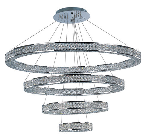 Eternity LED LED 40 inch Polished Chrome Foyer Pendant Ceiling Light