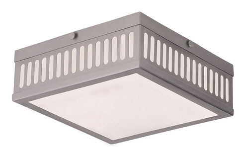 Prentice 3 Light 10.5 inch Brushed Nickel Flush Mount Ceiling Light