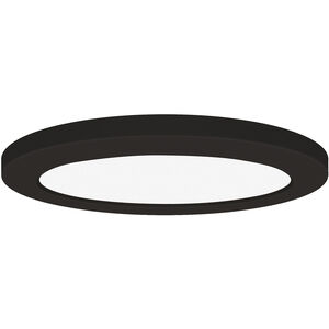 Slim LED 5 inch Black and White Flush Mount Ceiling Light