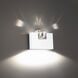 Beyond Madison LED 4 inch White ADA Wall Sconce Wall Light, Beyond
