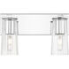 Titus 2 Light 16 inch Chrome Bath Vanity Light Wall Light