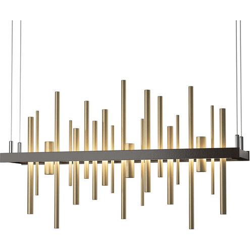 Cityscape LED 25.5 inch Oil Rubbed Bronze and Soft Gold Pendant Ceiling Light in Oil Rubbed Bronze/Soft Gold