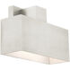 Lynx 1 Light 6 inch Brushed Nickel Outdoor ADA Wall Sconce