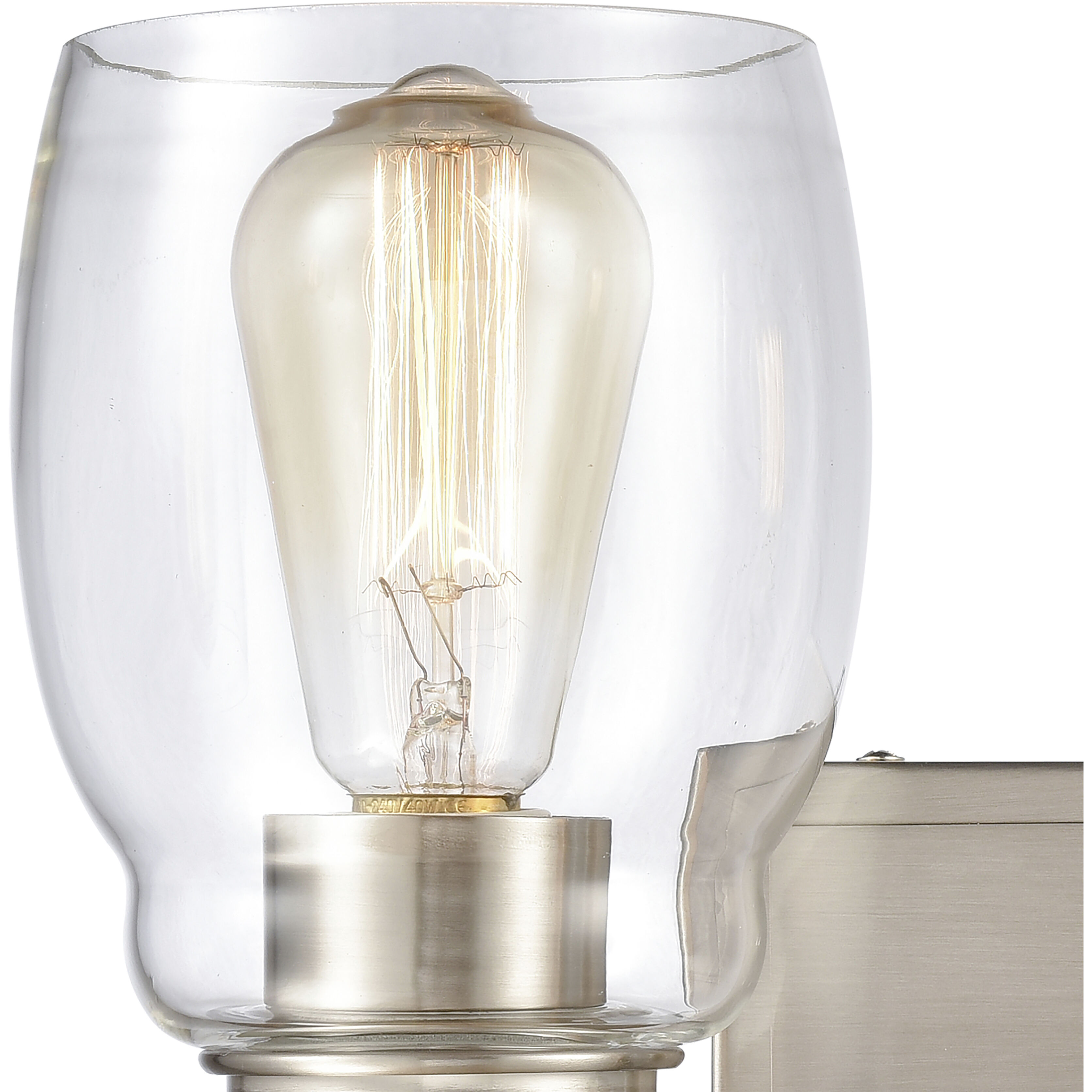 Calistoga Vanity Light Wall Light in Brushed Nickel