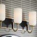 Solia LED 24 inch Champagne Bronze with Black Bathroom Vanity Light Wall Light