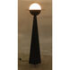 Saturn 65 inch 25.00 watt Matte Black Floor Lamp Portable Light