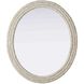 Marlowe 42 X 36 inch Linen White Mirror
