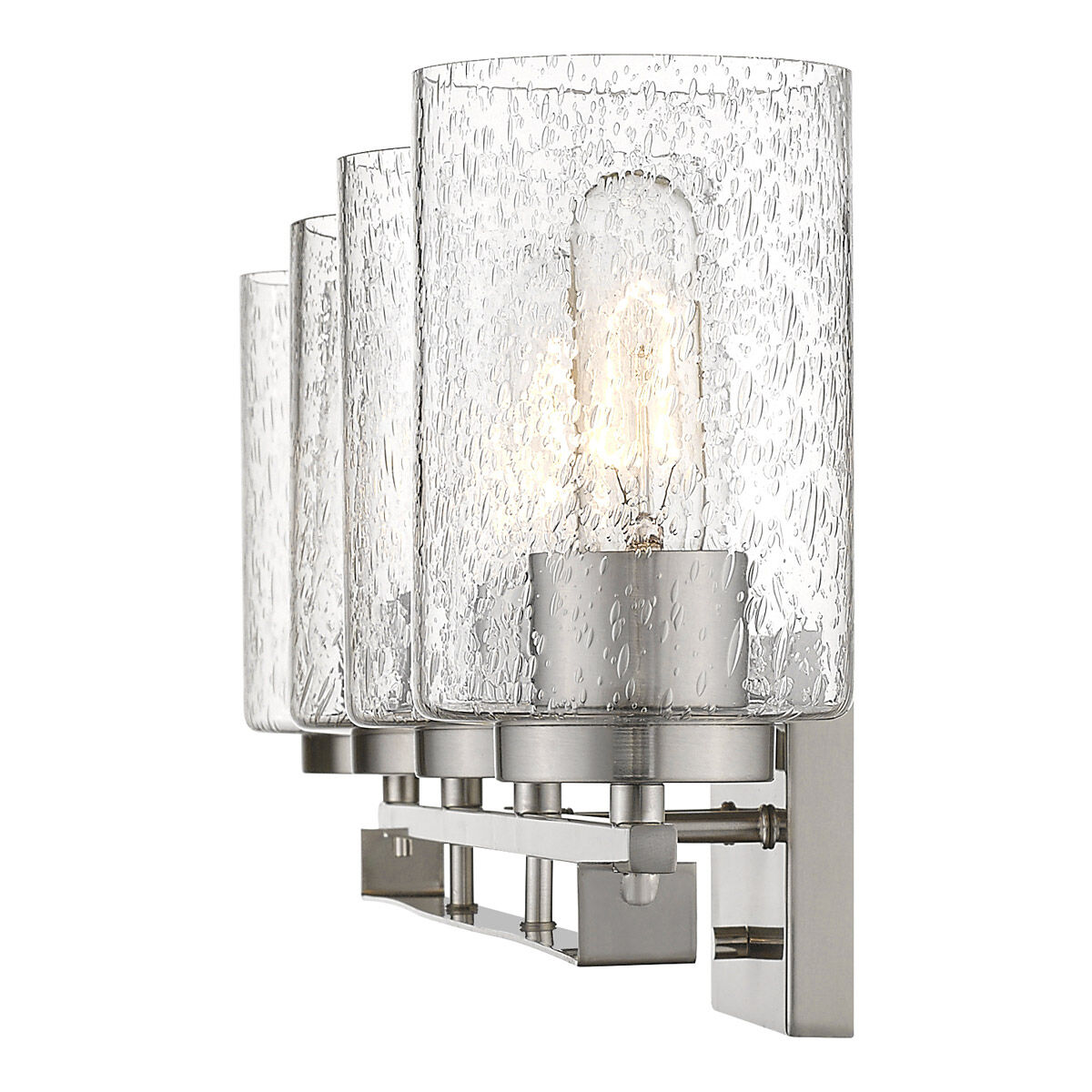 Orella 4 Light 32 inch Satin Nickel Vanity Light Wall Light