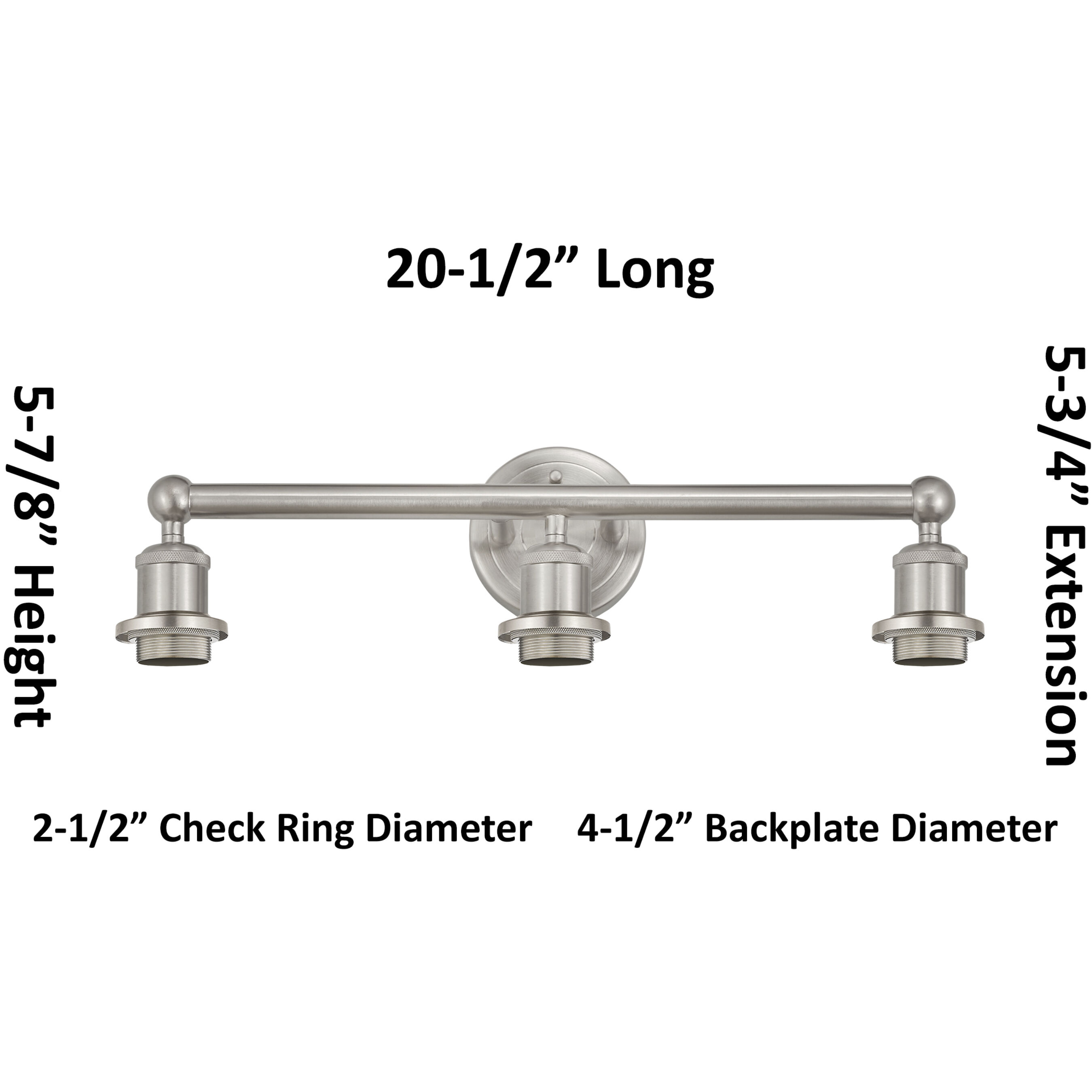 Edison Brookhaven Globe 3 Light 26 inch Satin Gold Bath Vanity Light Wall Light in Sapphire Blue Glass