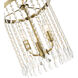 Elizabeth 3 Light 11 inch Antique Brass Pendant Chandelier Ceiling Light