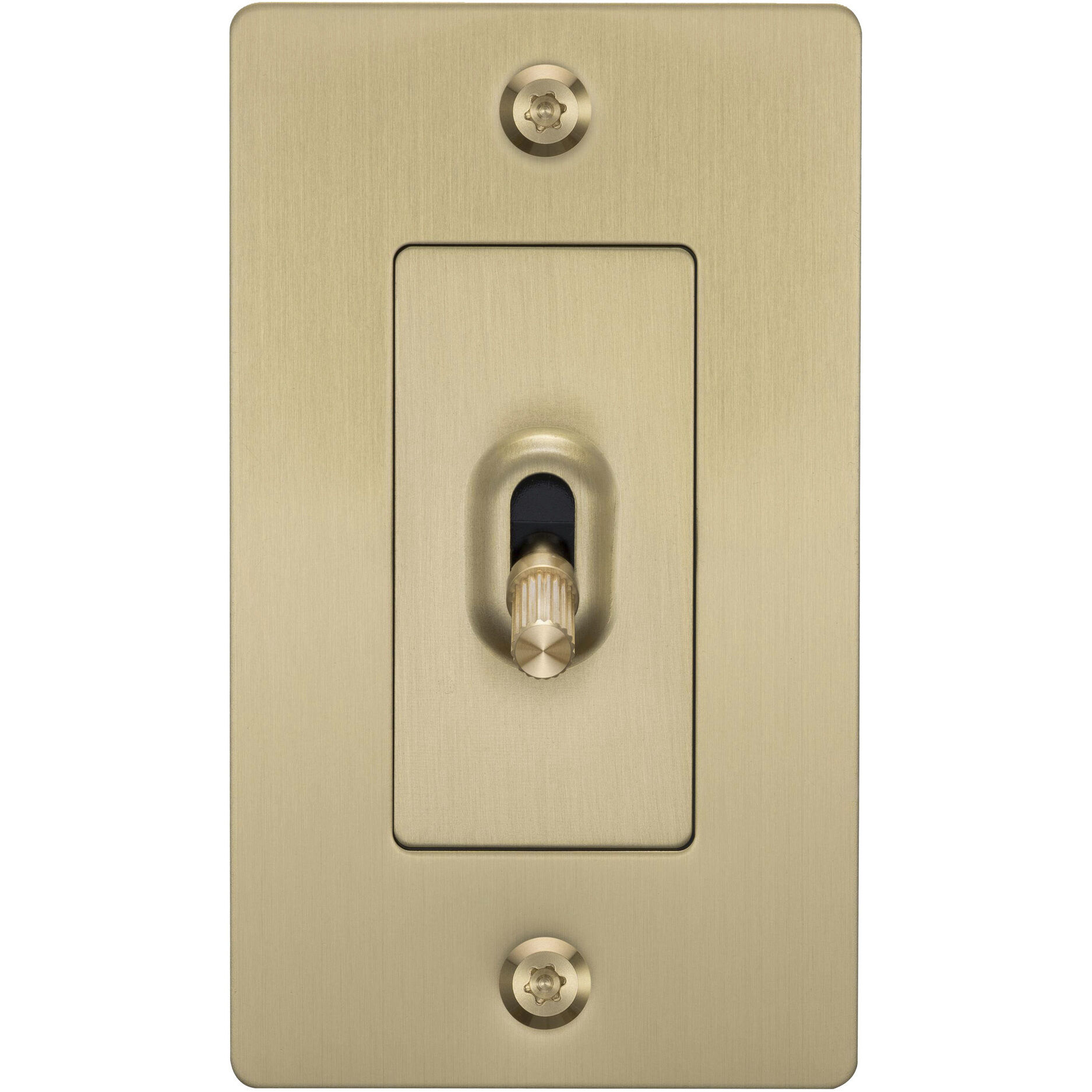 1G Toggle 120-277 Brass Light Switch