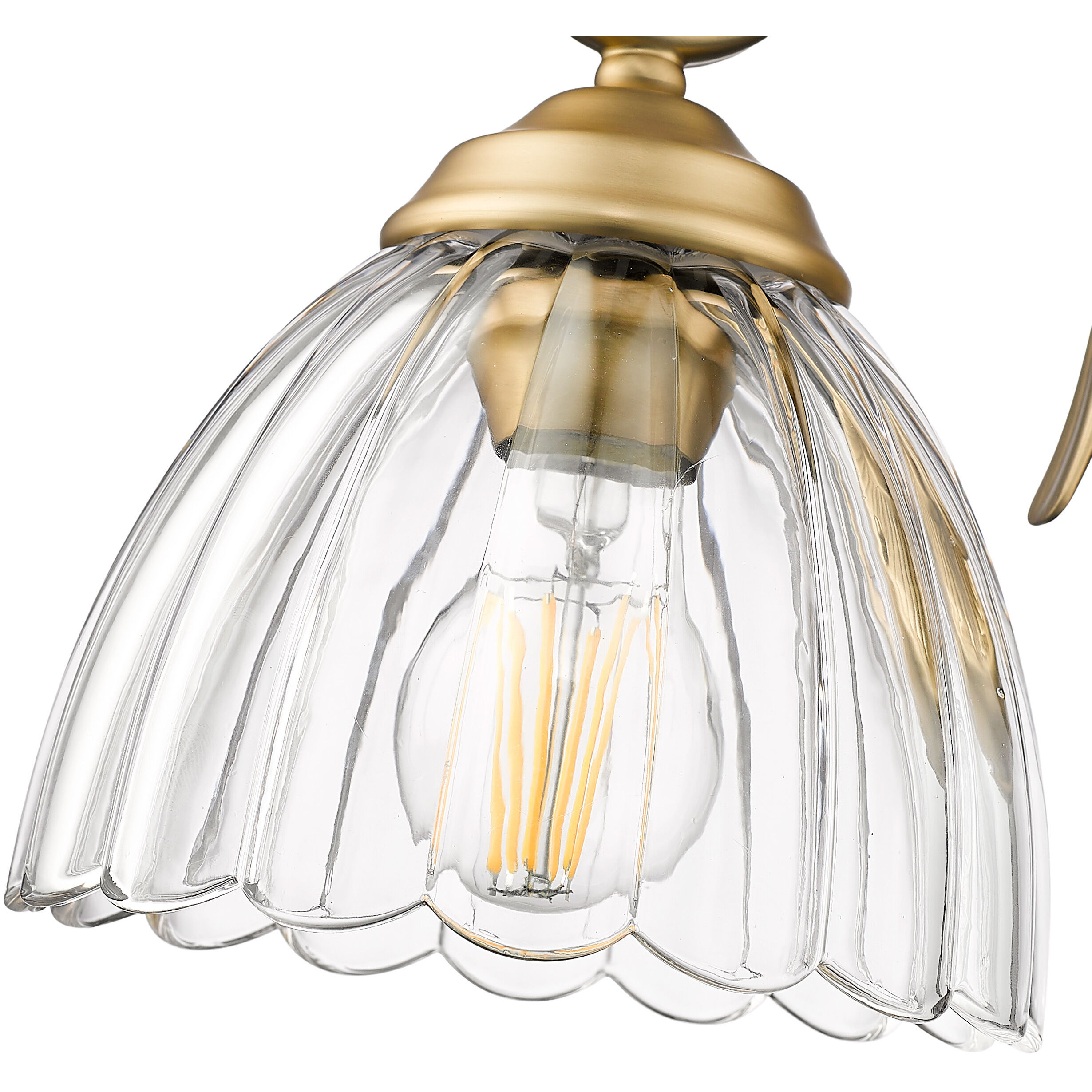 Audra 1 Light 6.88 inch Brushed Champagne Brass Wall Sconce Wall Light