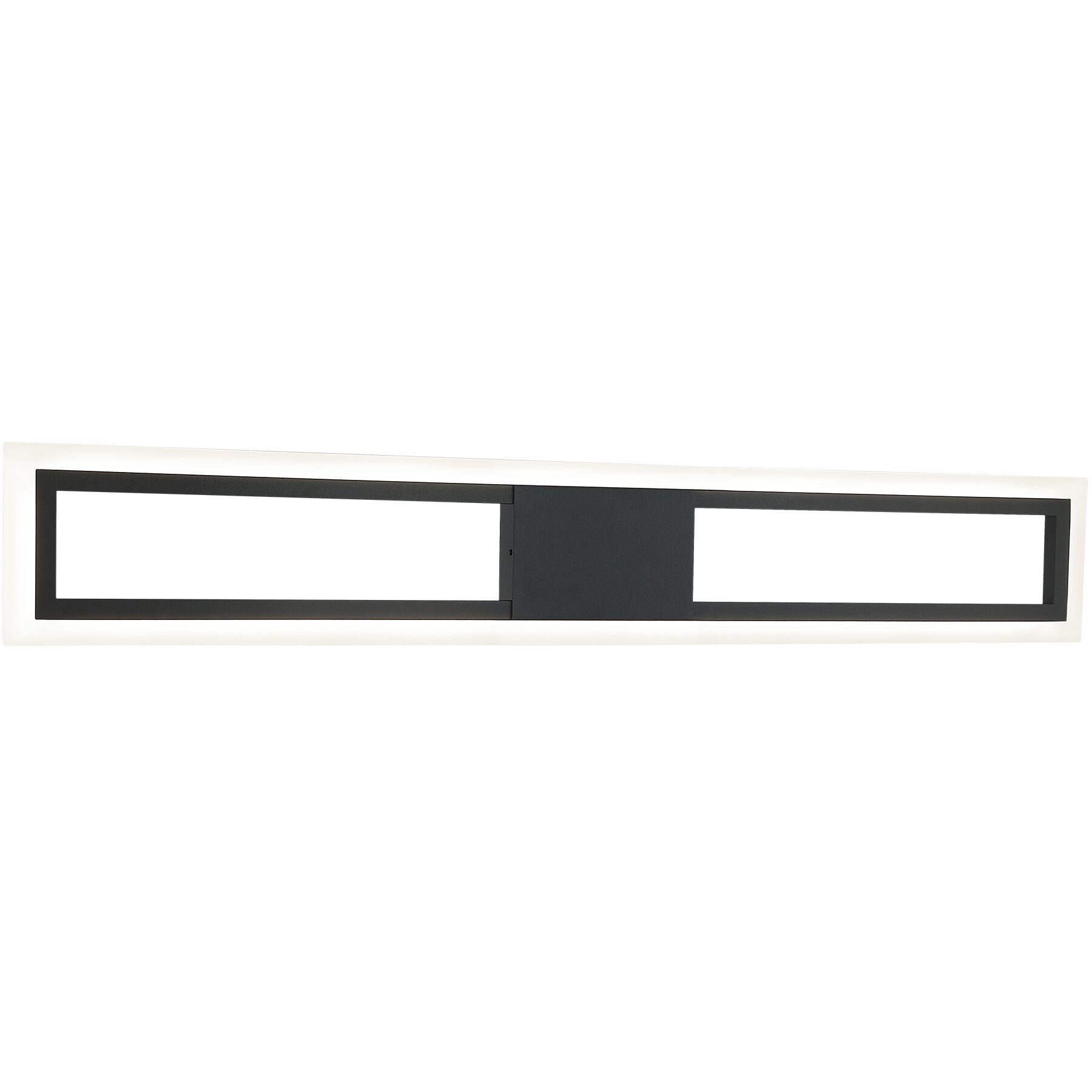 Valance 1 Light 30 inch Matte Black Wall Sconce Wall Light