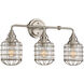 Connell 3 Light 23.25 inch Satin Nickel Bath Light Wall Light
