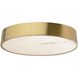 Walsh LED 16 inch Aged Brass Flush Mount Ceiling Light