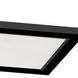 Lugano LED 48 inch Black Linear Flush Mount Ceiling Light