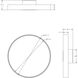 Trim-Commercial LED 7 inch Black Flush Mount Ceiling Light