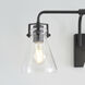 Jaden 3 Light 24 inch Midnight Black Bath Vanity Wall Sconce Wall Light