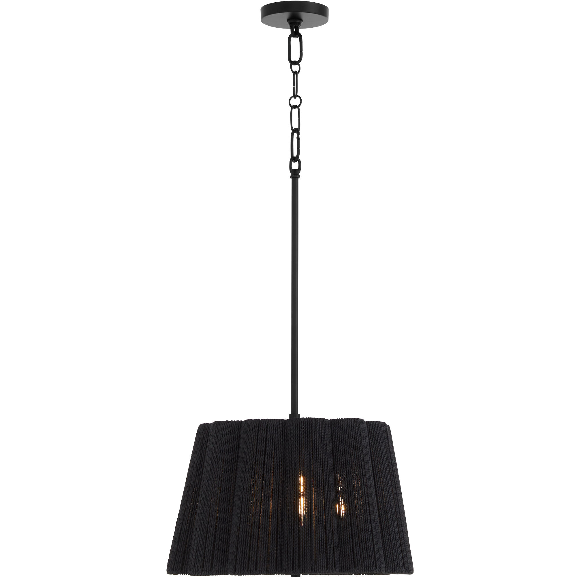 Anton 3 Light 16 inch Matte Black Pendant Ceiling Light