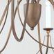 Plumette 6 Light 28 inch Chestnut Bronze Chandelier Ceiling Light