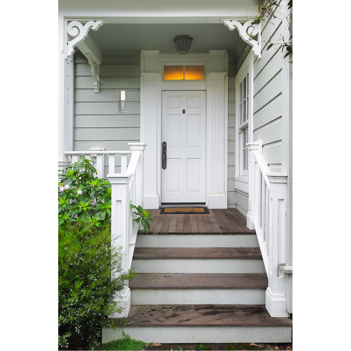 Raine 16 inch Silver Outdoor Wall Light