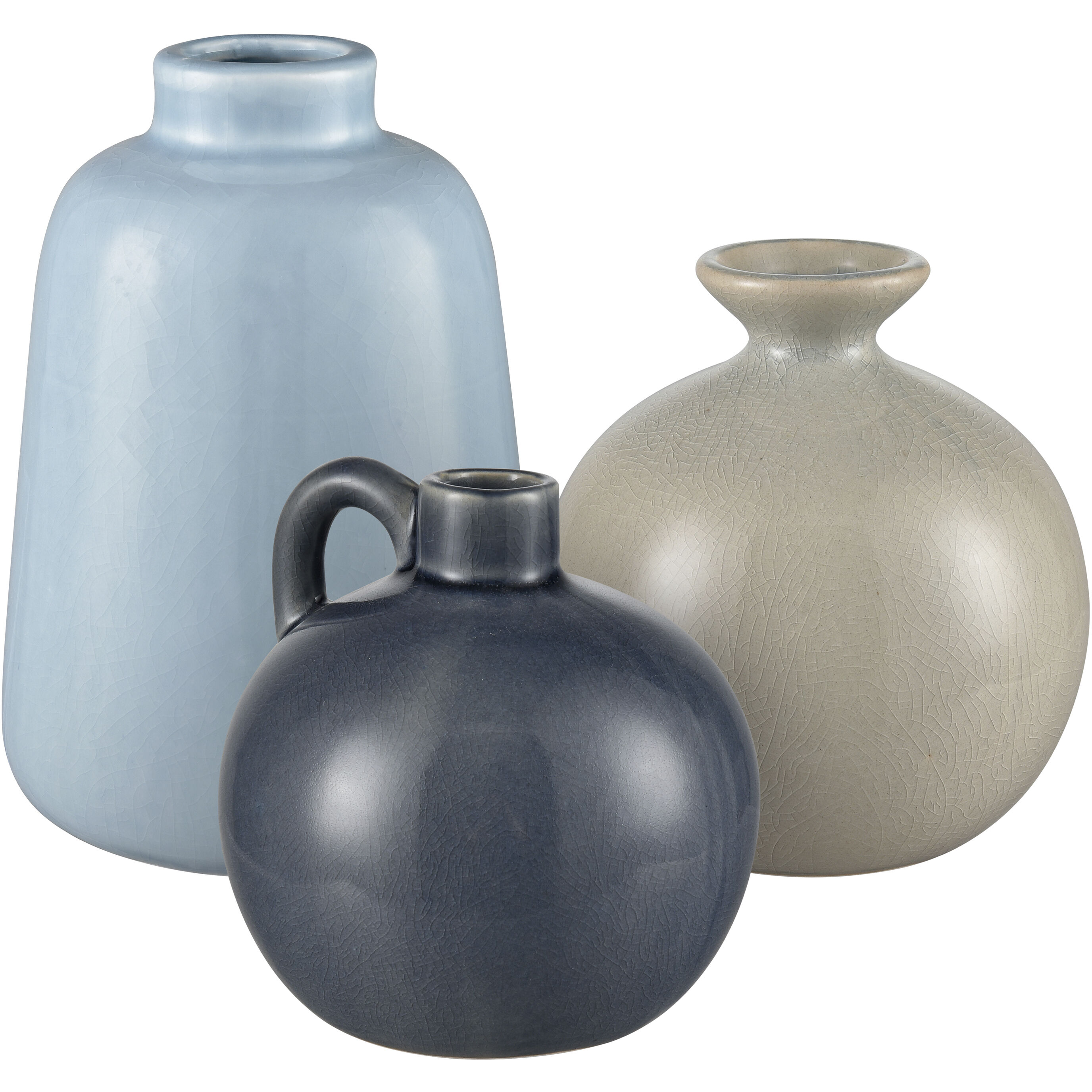 Andra 7.25 X 5 inch Vase, Set of 3