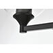 Foster 2 Light 16 inch Black Bath Sconce Wall Light