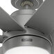 Brazos 52 inch Matte Silver Outdoor Ceiling Fan