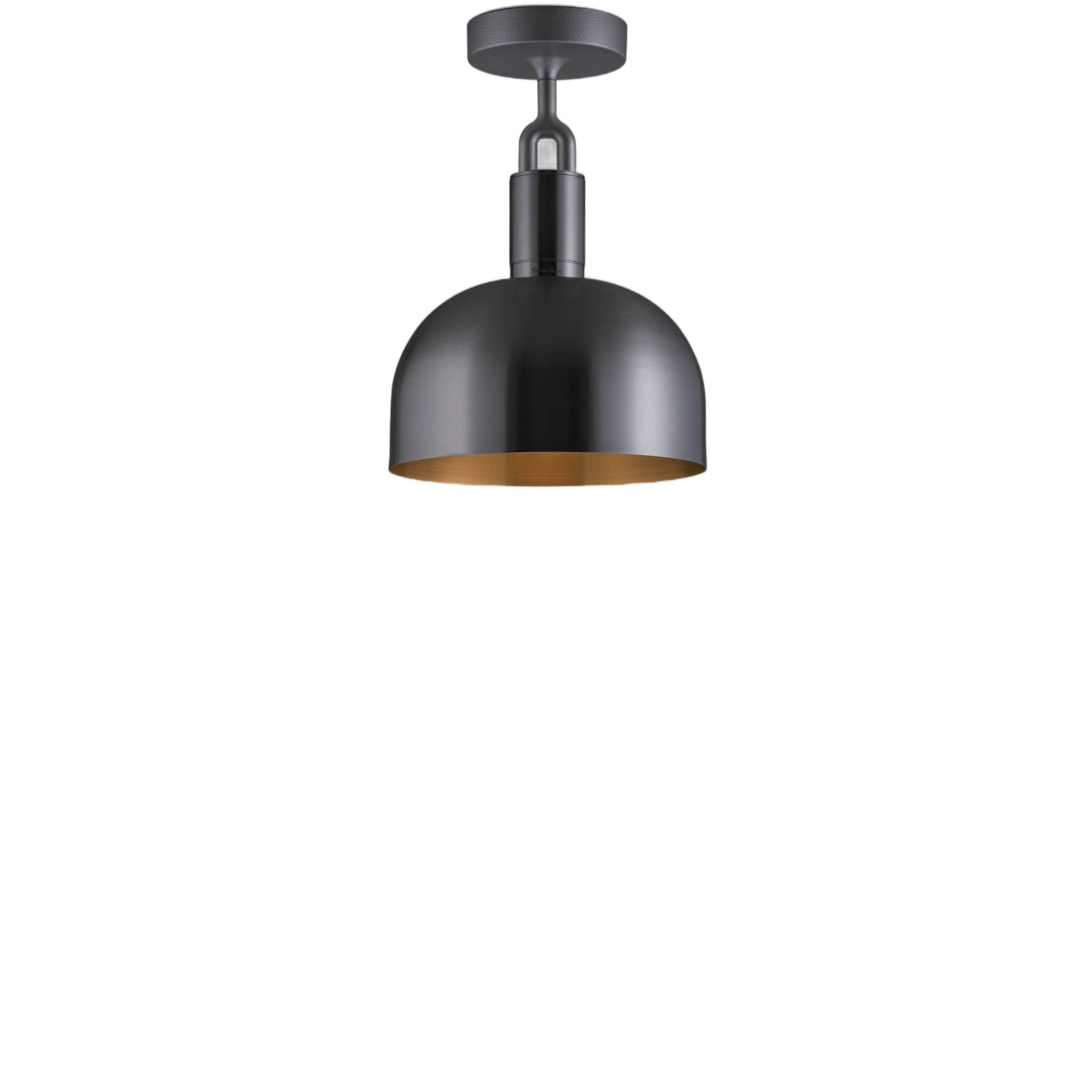 Forked LED 9.84 inch Gun Metal Flush Mount Ceiling Light