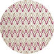 Fallon 96 X 96 inch Burgundy, Camel, Ivory Rug