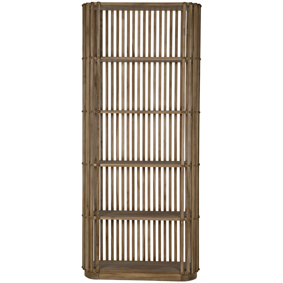 Opal Teak Bookcase, Small