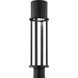Union LED 21.25 inch Black Post Lantern