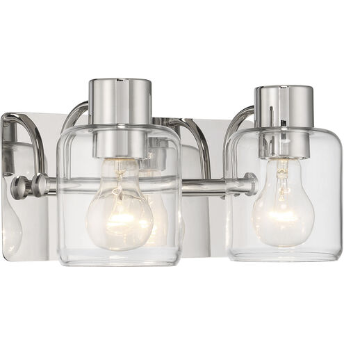 Rori 2 Light 12.38 inch Polished Nickel Vanity Light Wall Light