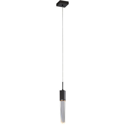Canada 1 Light 5 inch Matte Black Single Pendant Lighting Ceiling Light