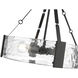 Rezi 3 Light 20.25 inch Matte Black Indoor Pendant Ceiling Light
