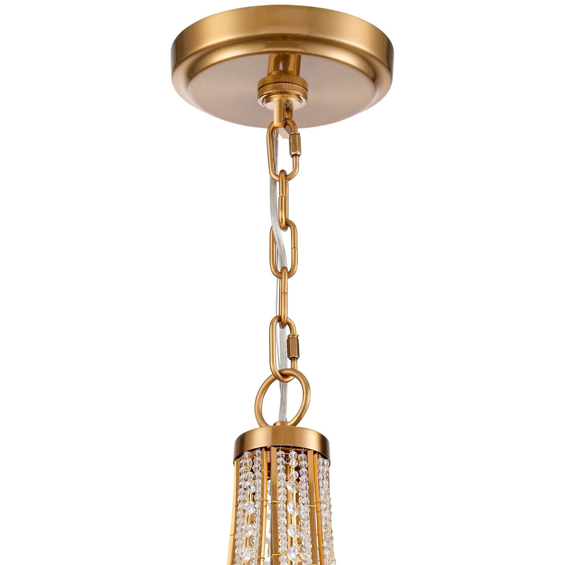 Anastasia 12 Light 26 inch Lacquered Gold Chandelier Ceiling Light